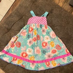 Matilda Jane Heads Up Seven Up Dress- size-8